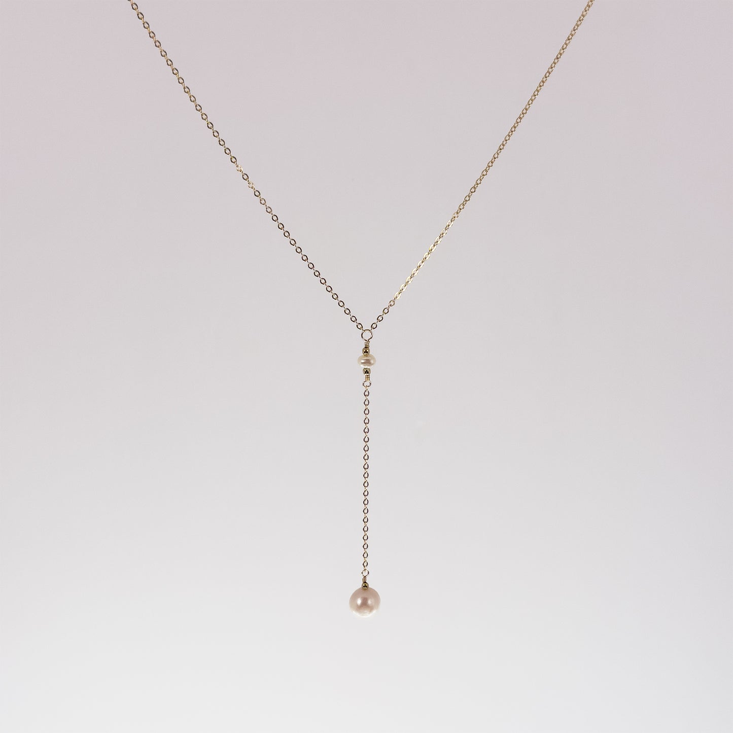 Pearl Lariat Necklace