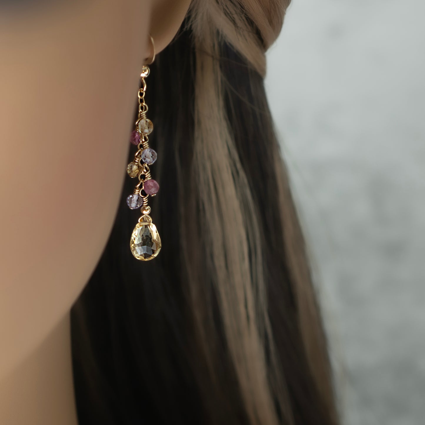 Citrine Drop Earrings