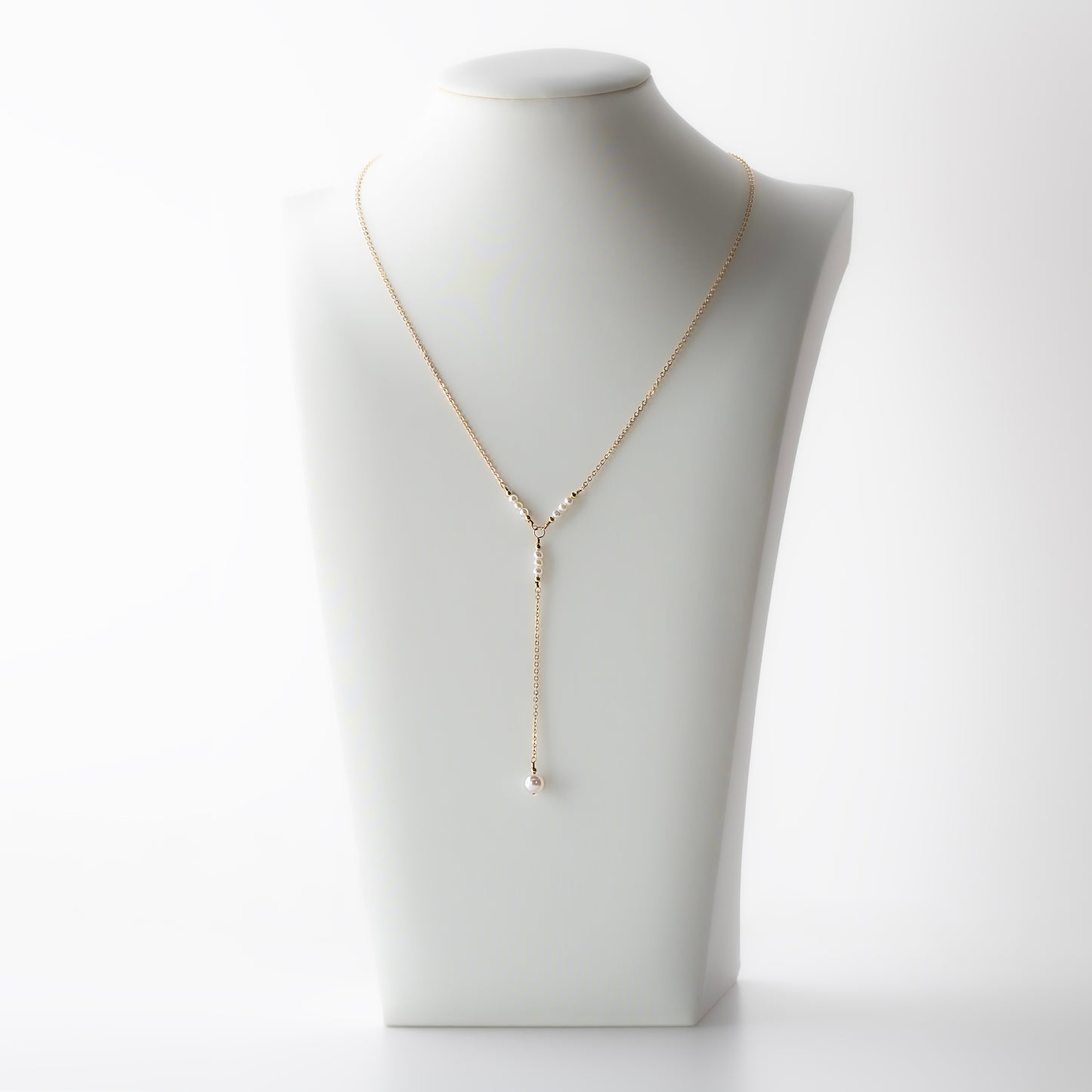 Akoya Pearl Lariat Necklace