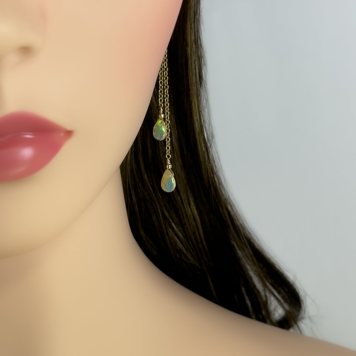 Opal Drop Earrings
