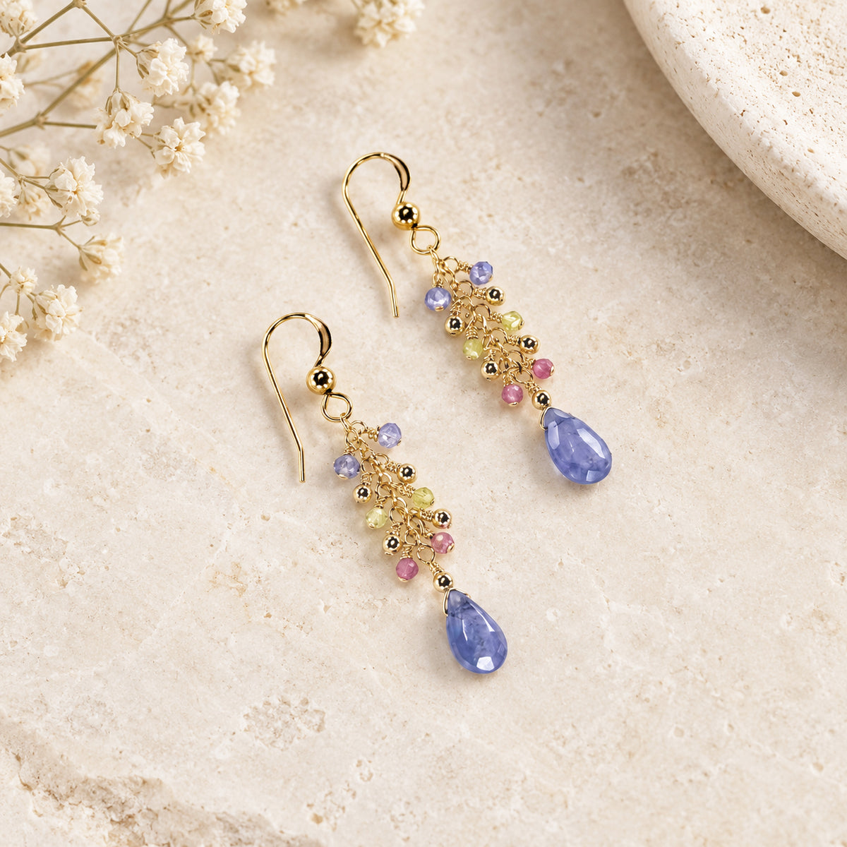 Tanzanite Drop Earrings
