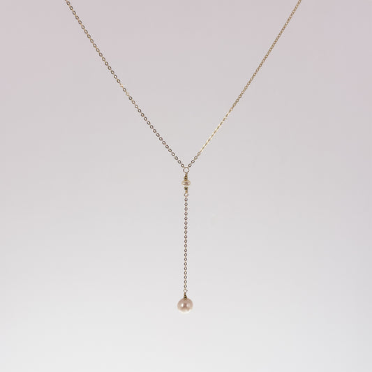 Pearl Lariat Necklace