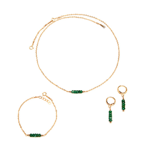 Sophia Emerald Jewelry Set