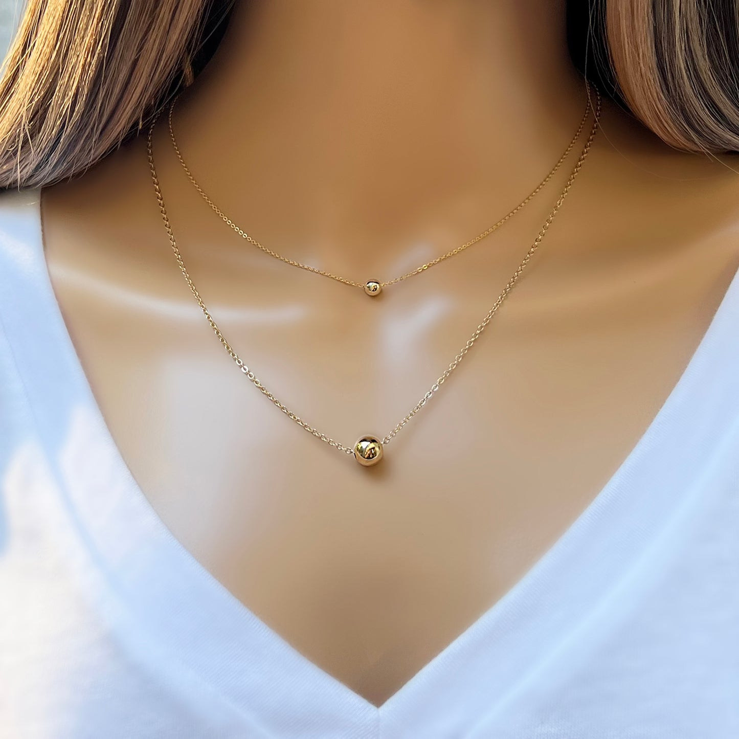 Floating Ball Necklace