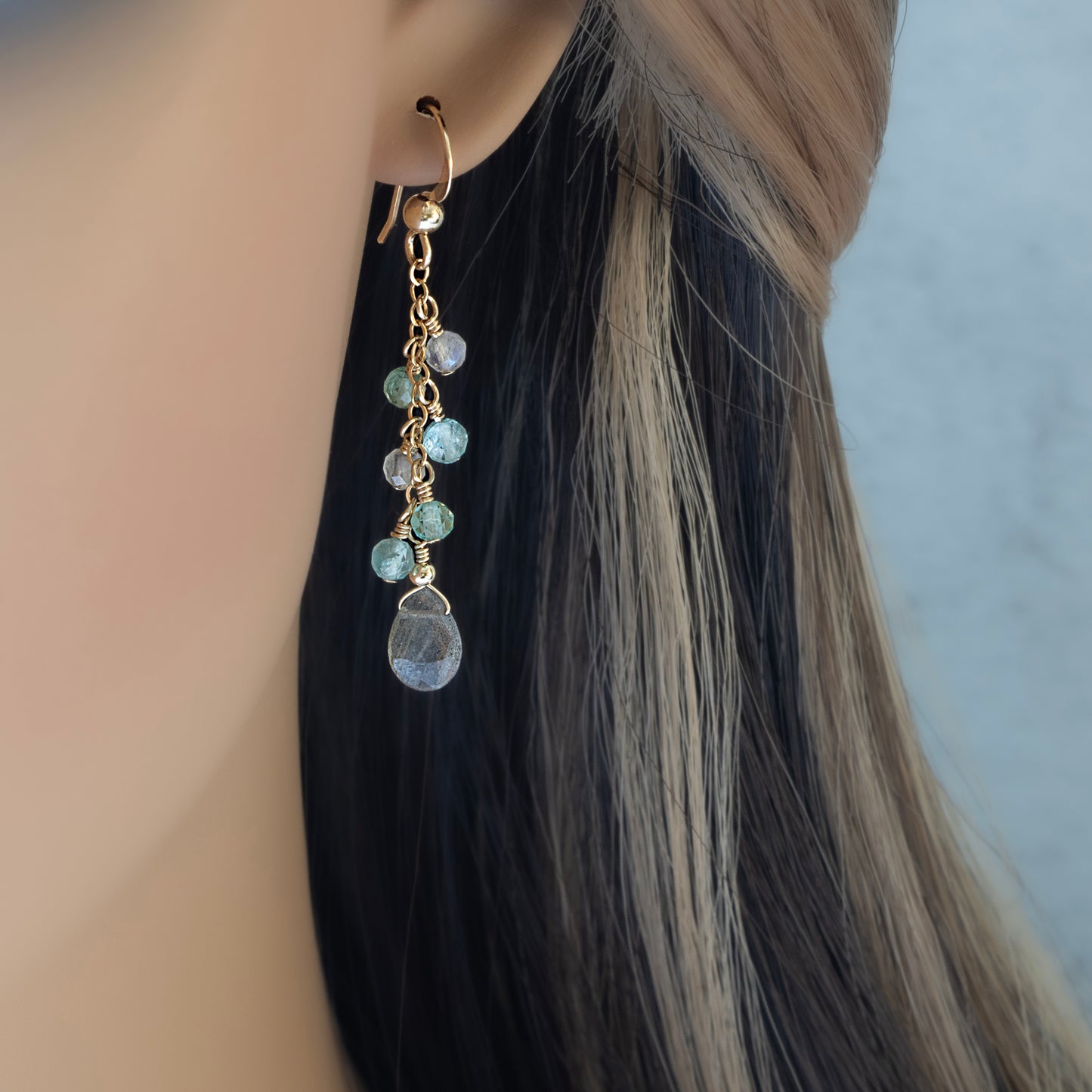 Labradorite Drop Earrings