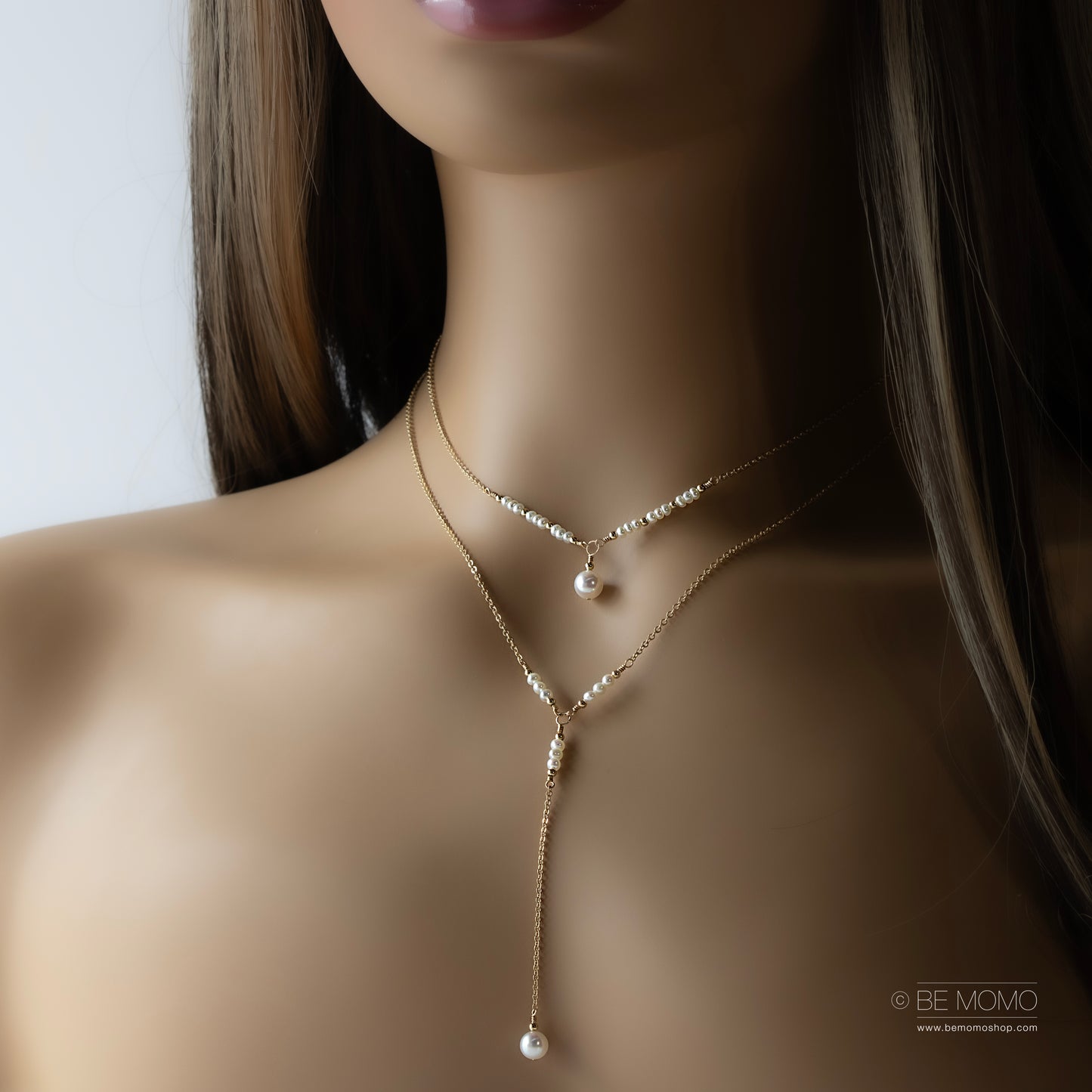 Akoya Pearl Lariat Necklace