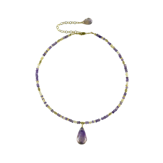 Ametrine Teardrop Necklace