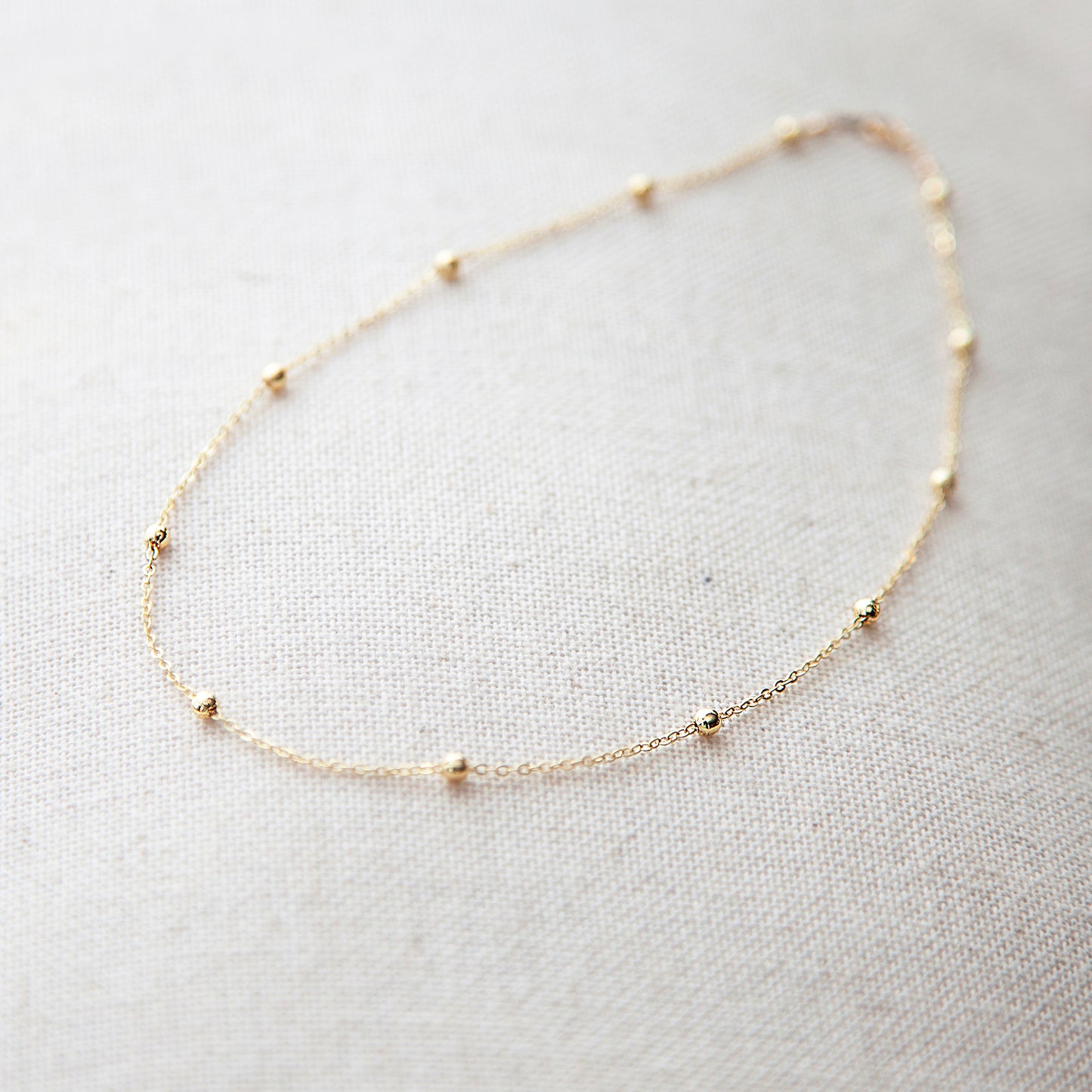 Gold Station Necklace