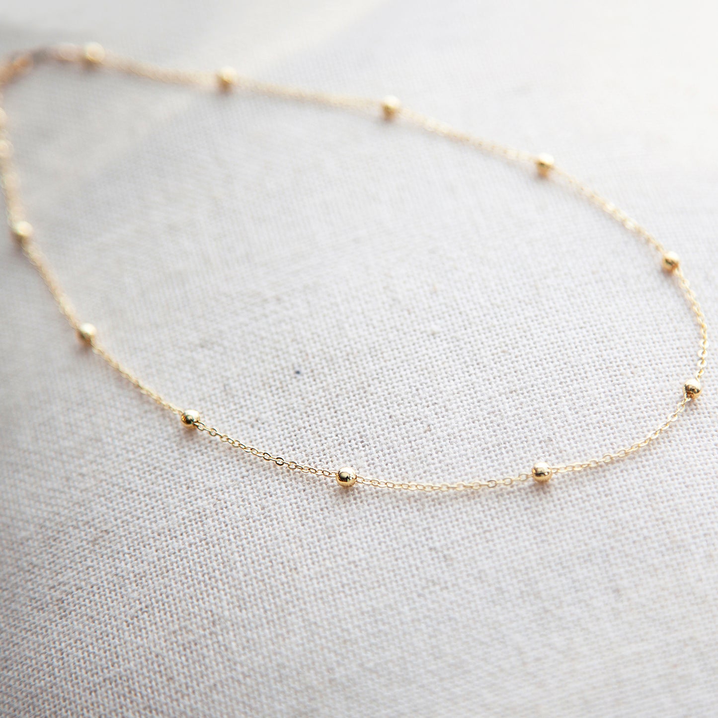 Gold Station Necklace