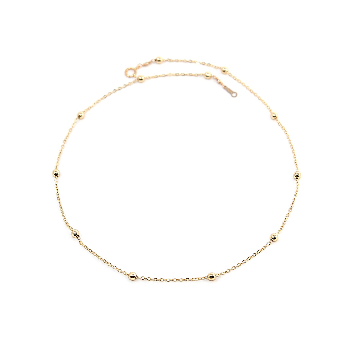 Gold Station Necklace