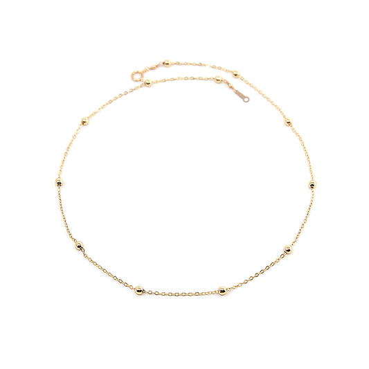 Gold Station Necklace