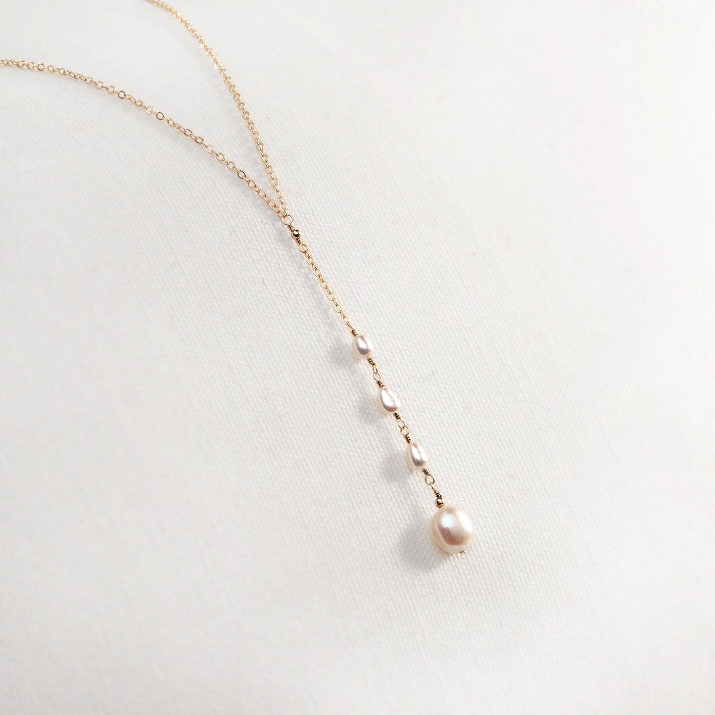 Pearl Lariat Necklace